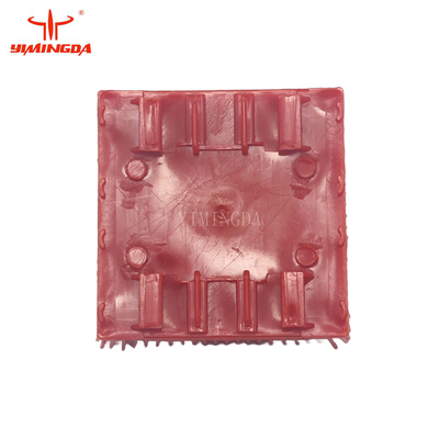 Red Nylon Bristle Block 130298 / 704393 for VT2500 Auto Cutter 50 * 50 * 21mm