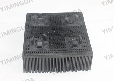 Μαύρη νάυλον βούρτσα 99*99*39mm χρώματος αυτόματη σκληρή τρίχα κοπτών για τον κόπτη Investronica