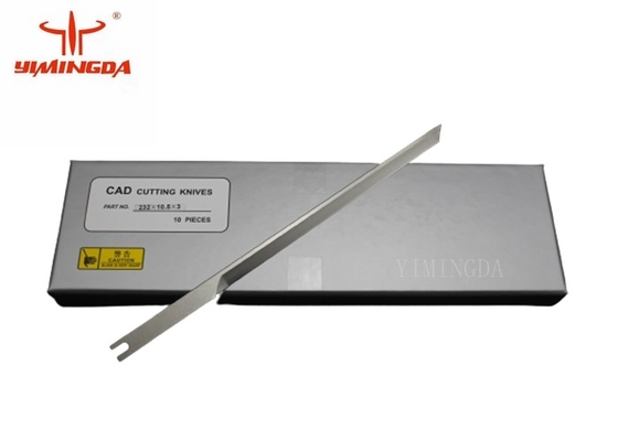 68539 υλικές λεπίδες μαχαιριών κοπτών HSS 232 * 10,5 * 3mm για τη μηχανή κοπτών Kuris