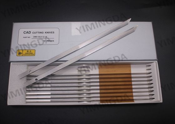 Λεπίδα κοπτών Investronica 246*8.3*2.5mm, υλική & ασημένια συσκευασία κιβωτίων HSS